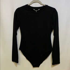 Black Long Sleeve Bodysuit